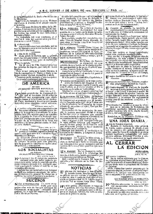 ABC MADRID 15-04-1909 página 12