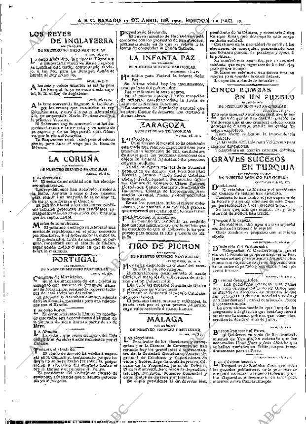 ABC MADRID 17-04-1909 página 10