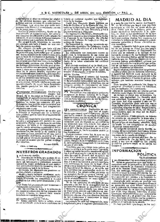 ABC MADRID 21-04-1909 página 4