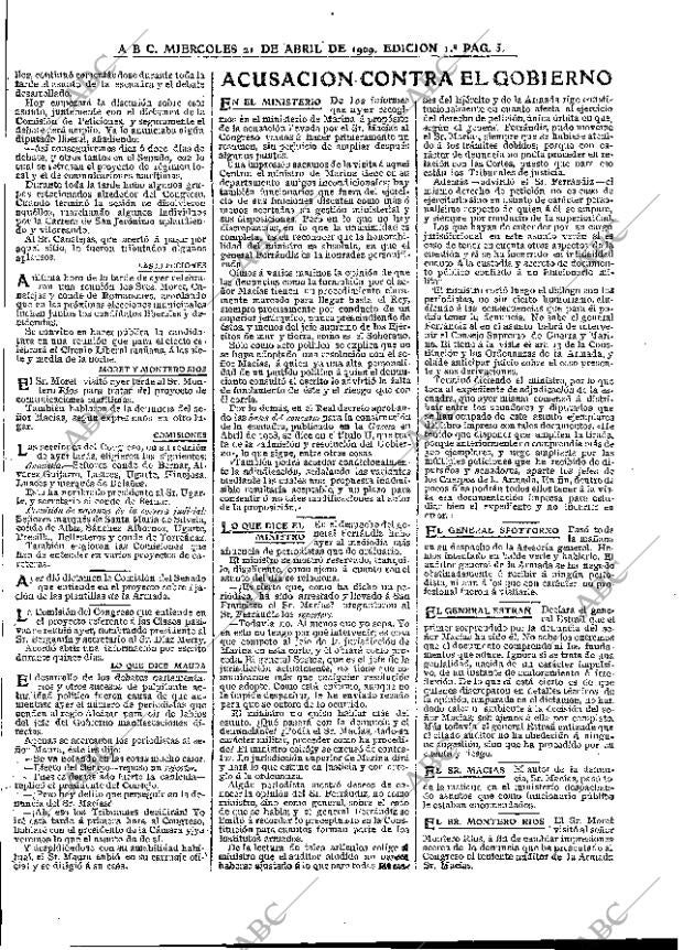 ABC MADRID 21-04-1909 página 5