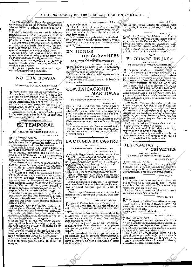 ABC MADRID 24-04-1909 página 11