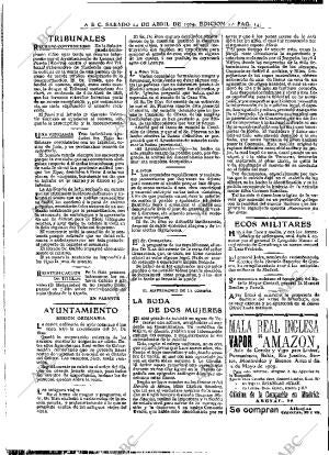 ABC MADRID 24-04-1909 página 14