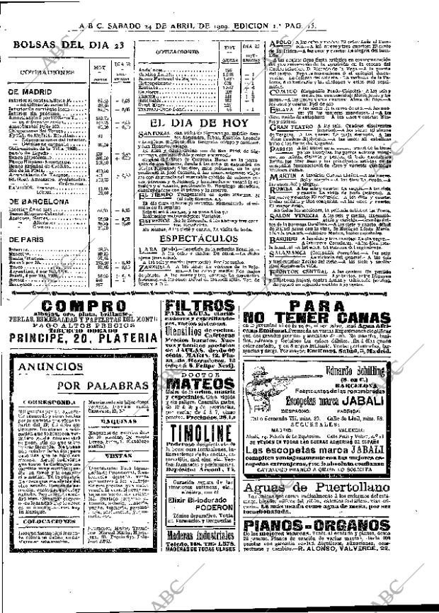 ABC MADRID 24-04-1909 página 15