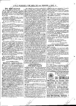 ABC MADRID 25-04-1909 página 13