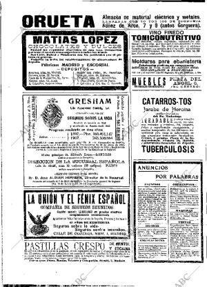 ABC MADRID 25-04-1909 página 2