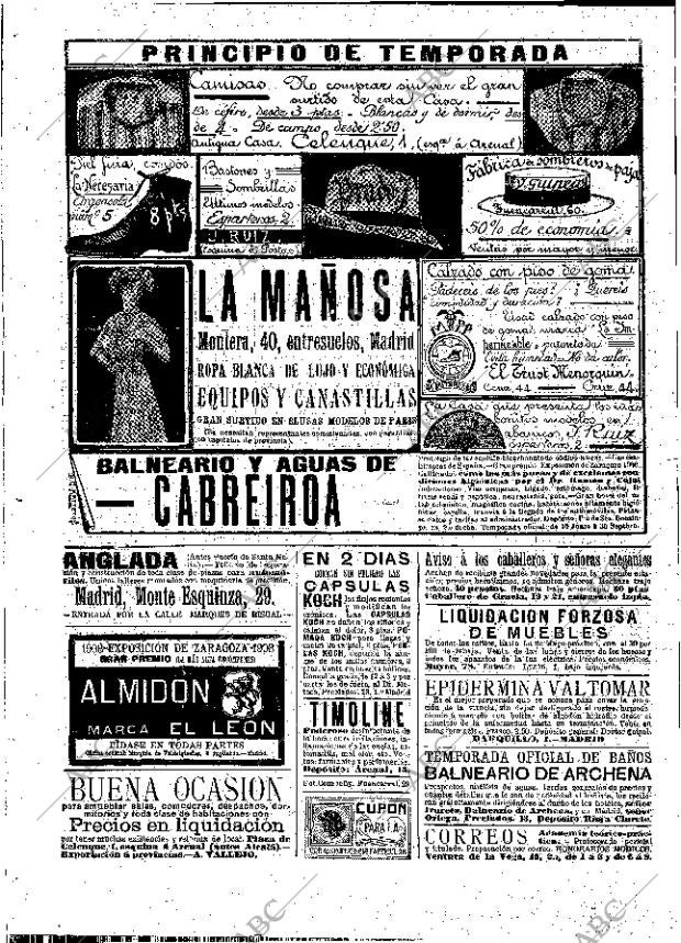 ABC MADRID 27-04-1909 página 16