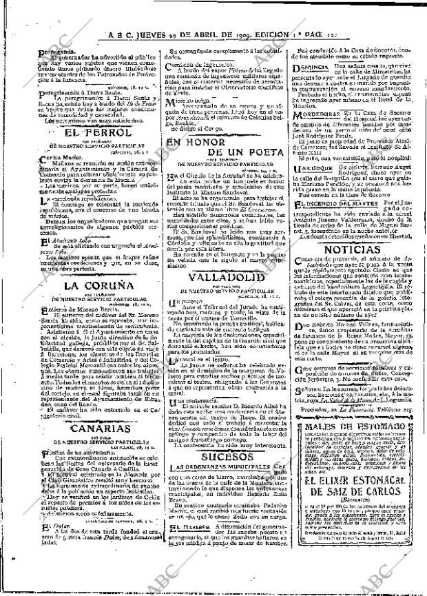 ABC MADRID 29-04-1909 página 12