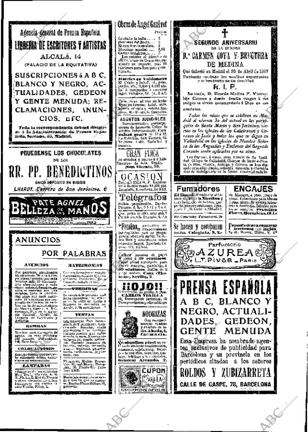 ABC MADRID 29-04-1909 página 15