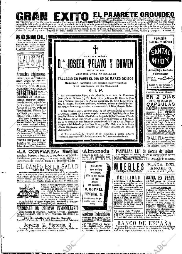 ABC MADRID 29-04-1909 página 2