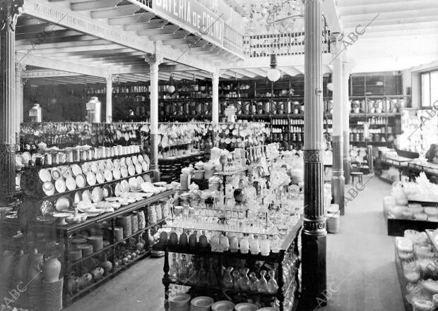 Sección de batería de Cocina, Almacenes "el Siglo" - Archivo ABC