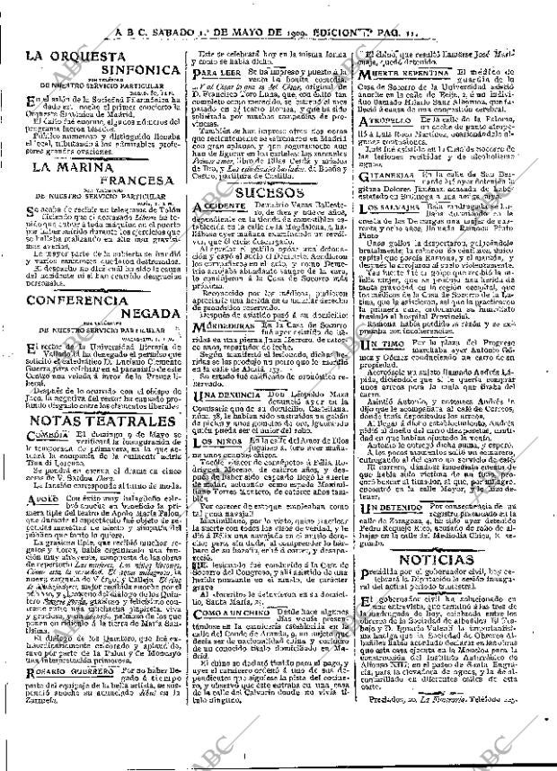 ABC MADRID 01-05-1909 página 11