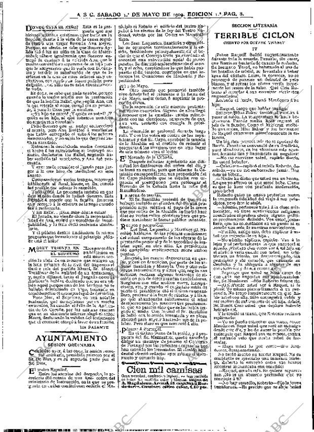 ABC MADRID 01-05-1909 página 8