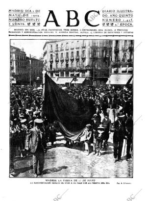ABC MADRID 02-05-1909 página 1