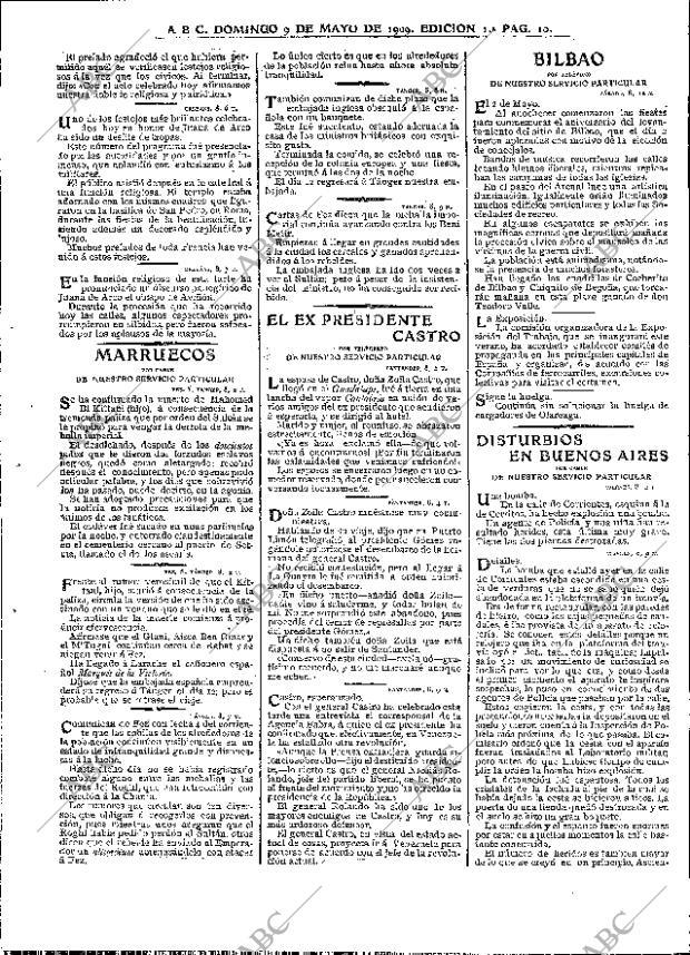 ABC MADRID 09-05-1909 página 10