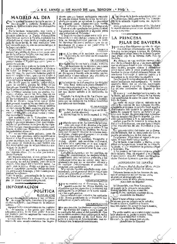 ABC MADRID 10-05-1909 página 5