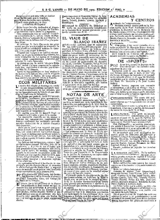 ABC MADRID 10-05-1909 página 6