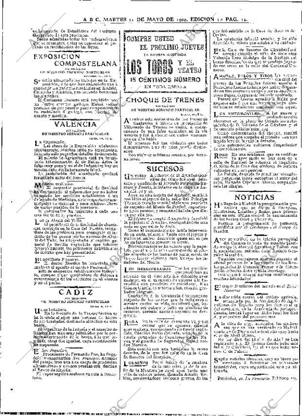 ABC MADRID 11-05-1909 página 12