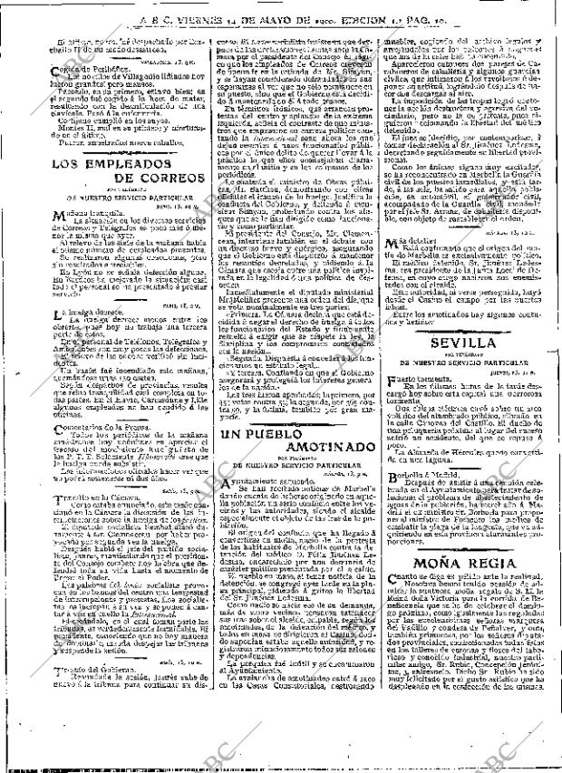 ABC MADRID 14-05-1909 página 10