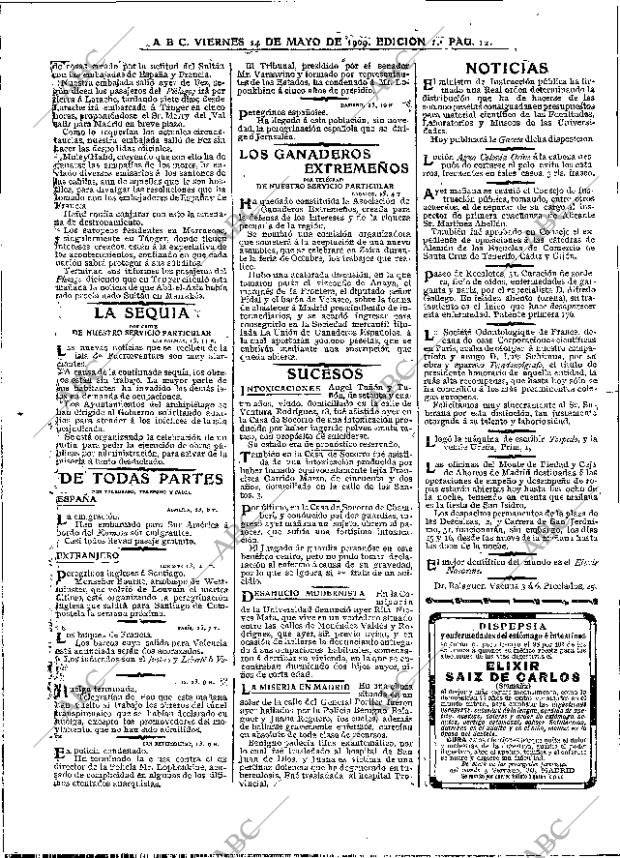 ABC MADRID 14-05-1909 página 12