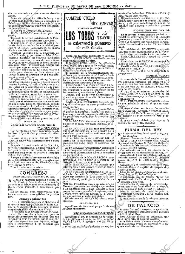 ABC MADRID 20-05-1909 página 7