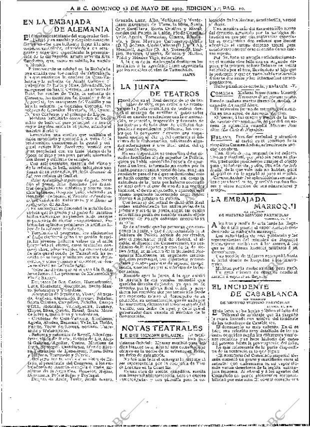 ABC MADRID 23-05-1909 página 10