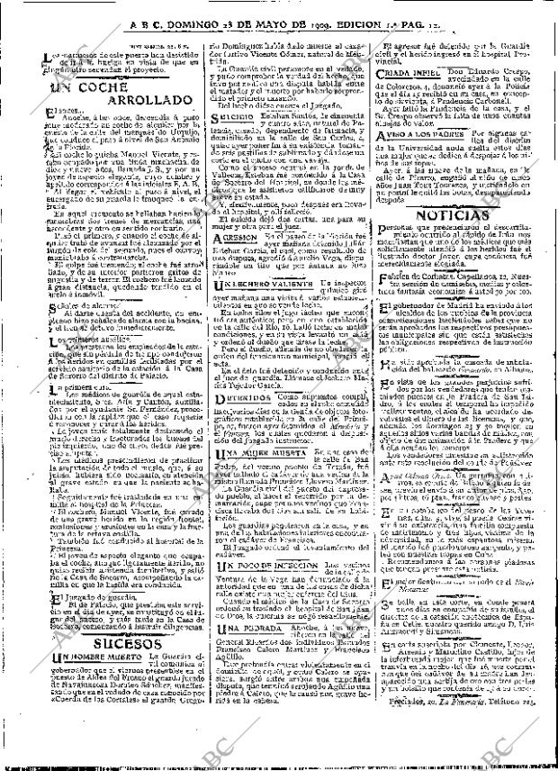 ABC MADRID 23-05-1909 página 12