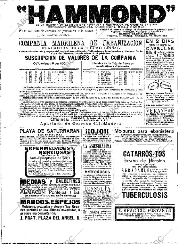 ABC MADRID 23-05-1909 página 2