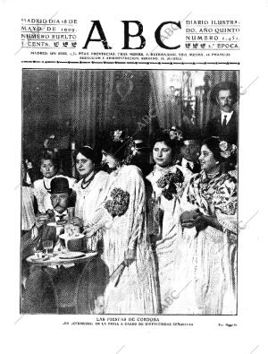 ABC MADRID 28-05-1909 página 1