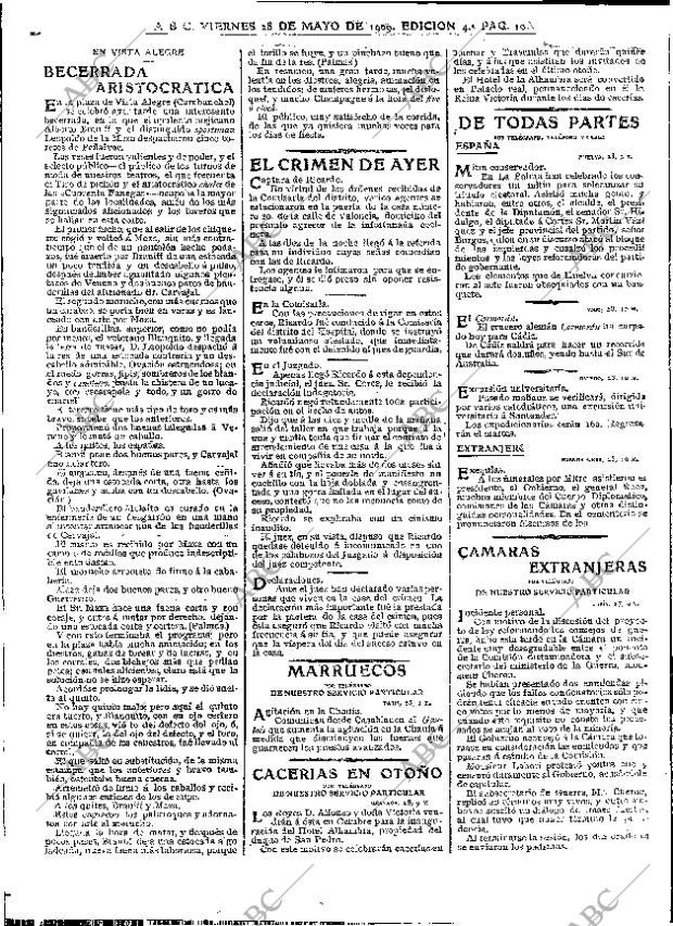 ABC MADRID 28-05-1909 página 10