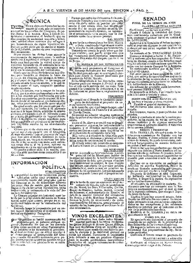ABC MADRID 28-05-1909 página 5