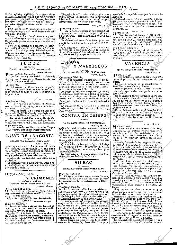ABC MADRID 29-05-1909 página 11