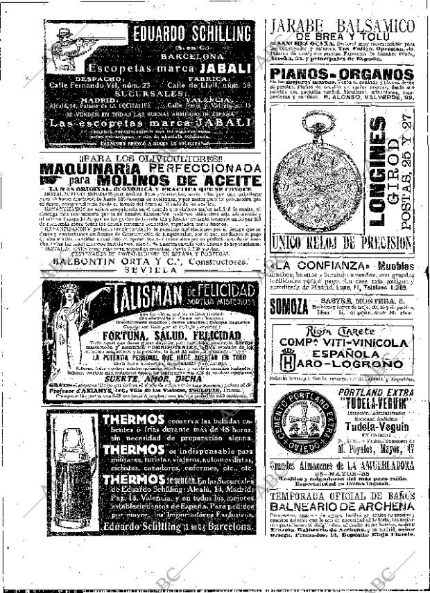 ABC MADRID 29-05-1909 página 16