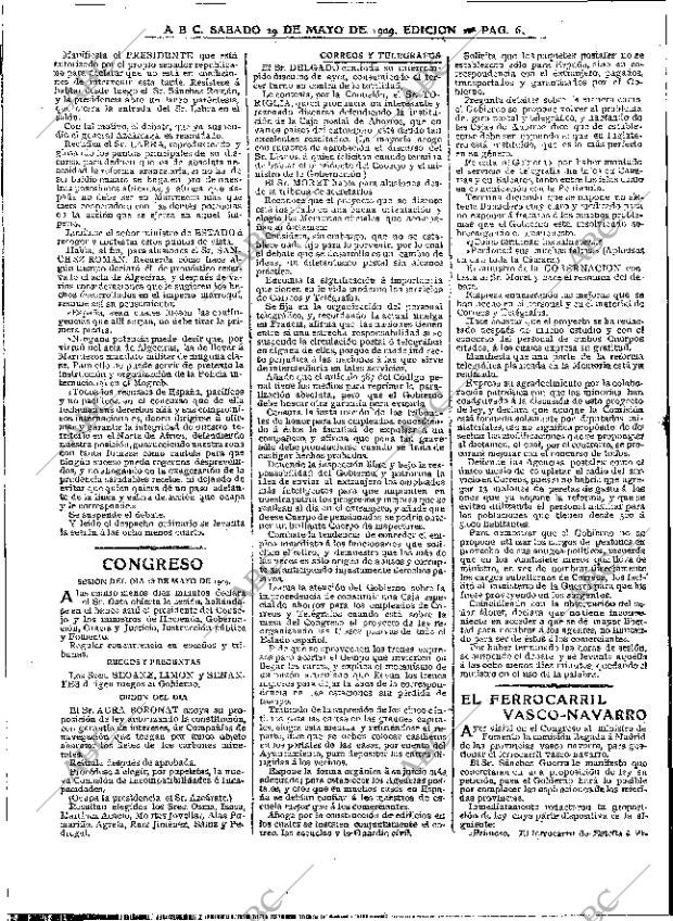 ABC MADRID 29-05-1909 página 6