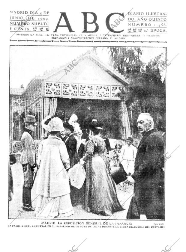 ABC MADRID 04-06-1909 página 1