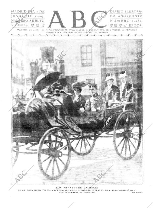 ABC MADRID 07-06-1909 página 1