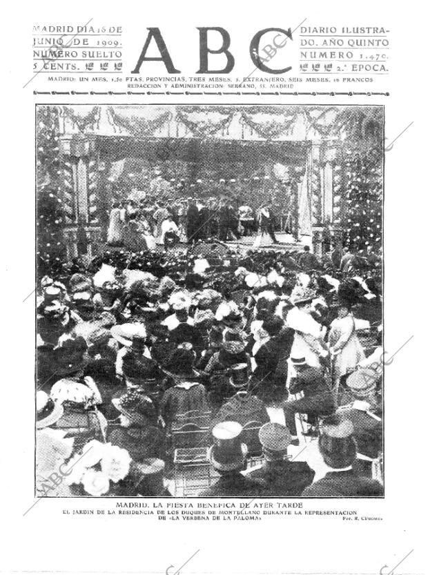 ABC MADRID 16-06-1909 página 1