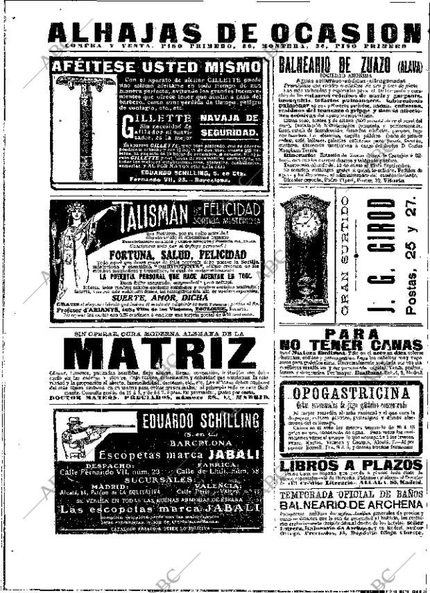 ABC MADRID 19-06-1909 página 2