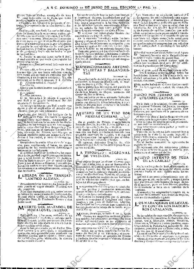 ABC MADRID 20-06-1909 página 10