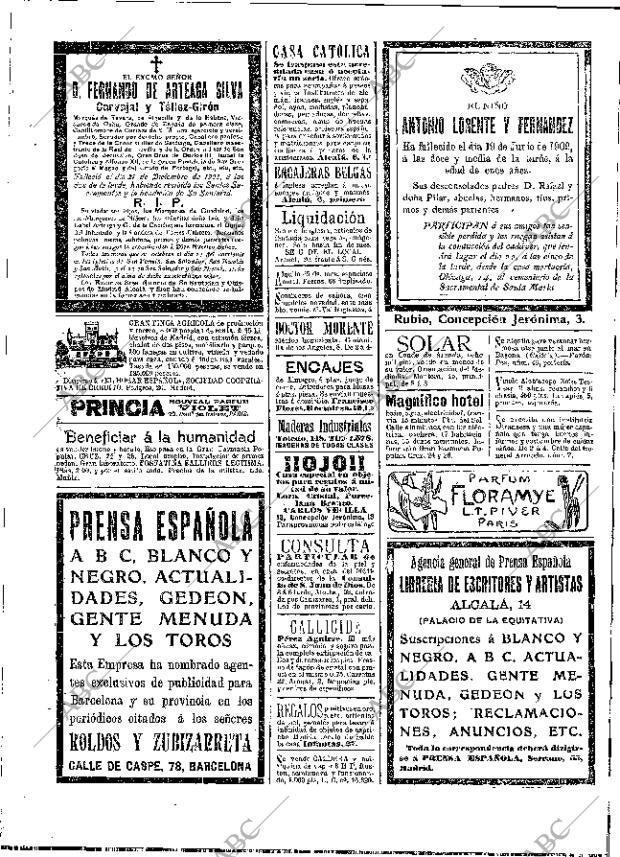 ABC MADRID 20-06-1909 página 12