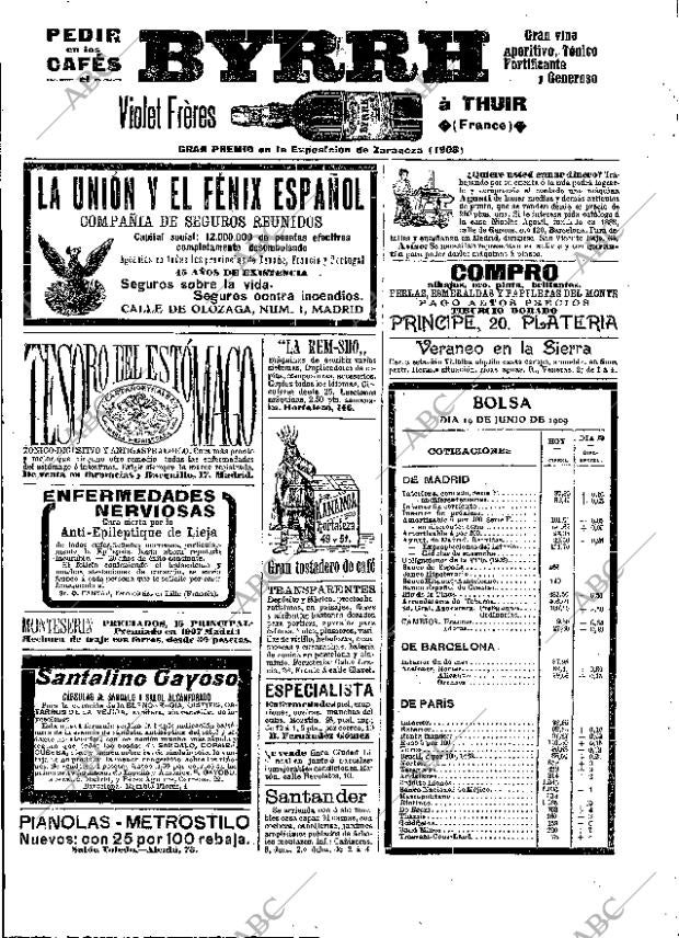 ABC MADRID 20-06-1909 página 13