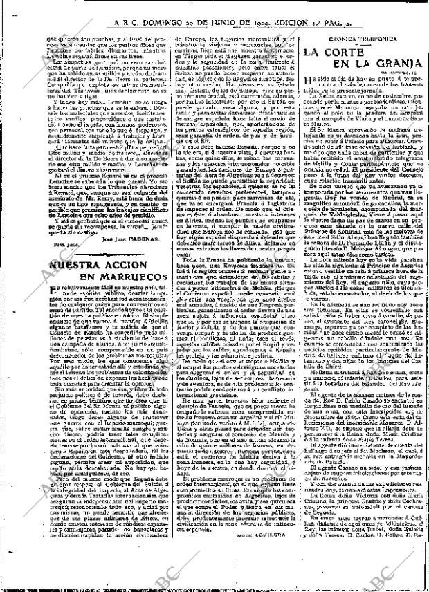 ABC MADRID 20-06-1909 página 4