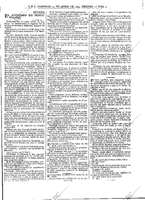 ABC MADRID 20-06-1909 página 9