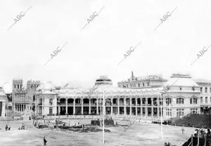 Exposición regional Valenciana. El Casino, fachada A la Pista