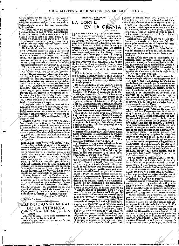 ABC MADRID 22-06-1909 página 4