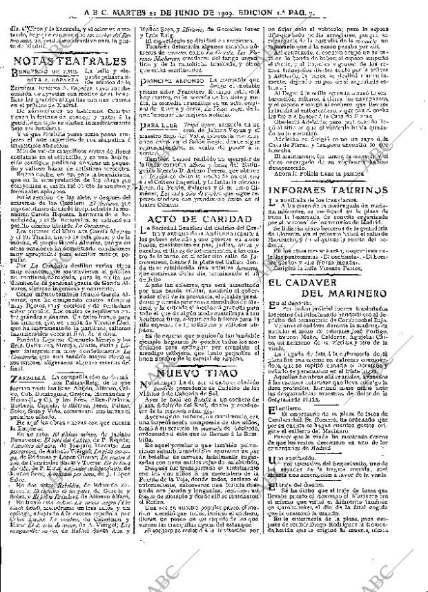 ABC MADRID 22-06-1909 página 7