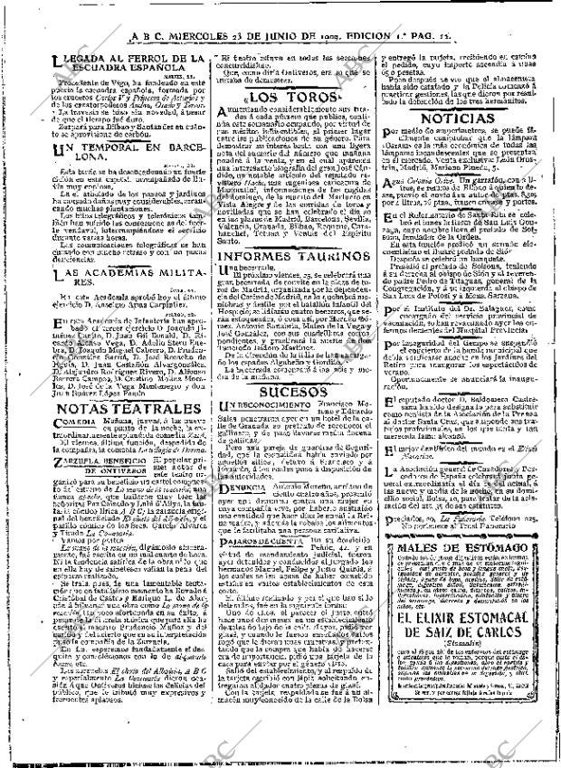 ABC MADRID 23-06-1909 página 12