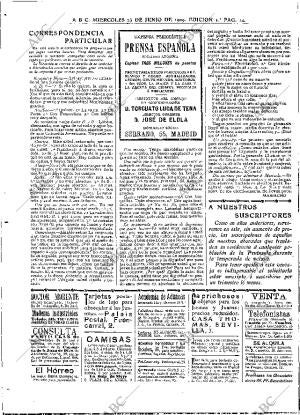 ABC MADRID 23-06-1909 página 14