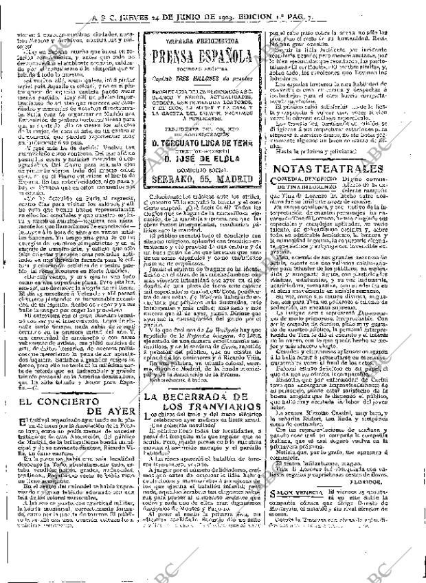 ABC MADRID 24-06-1909 página 7