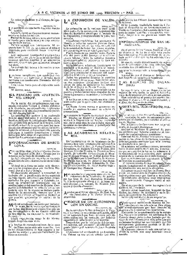 ABC MADRID 25-06-1909 página 11