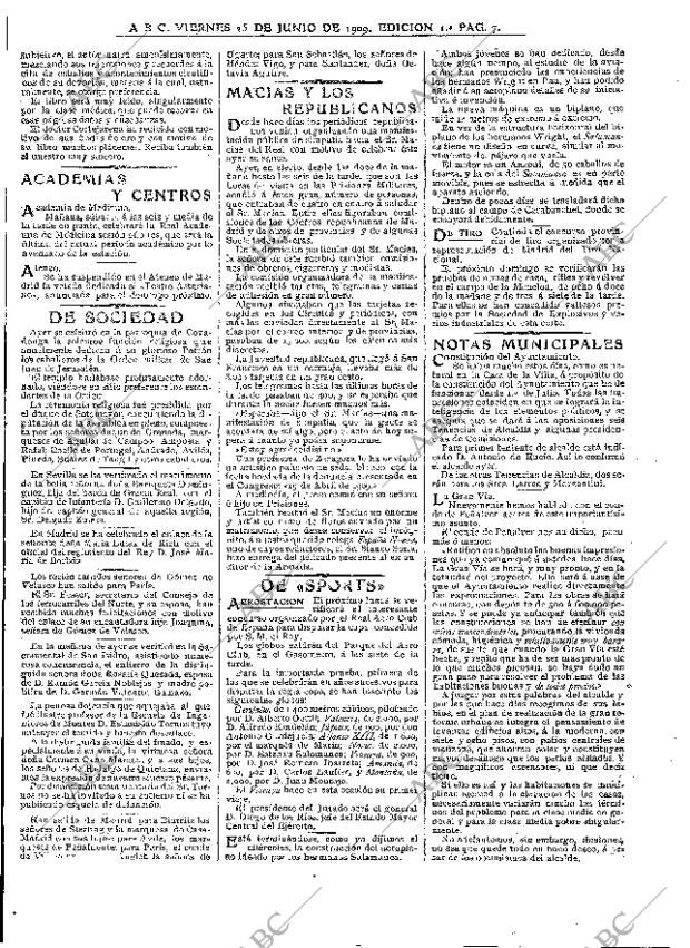 ABC MADRID 25-06-1909 página 7